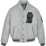 AVIREX DRAGON LEATHER JACKET Men’s -ROLLS ROYCE GREY