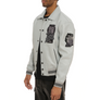 AVIREX DRAGON LEATHER JACKET Men’s -ROLLS ROYCE GREY