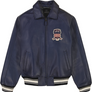 AVIREX ICON LEATHER JACKET Men’s -NAVY BLUE