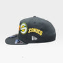 NEW ERA 950 A-FRAME MULTIPLE EMBROIDERED NBA SUPER SONICS SNAPBACK -BLACK