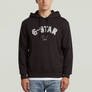 G-Star ORIGINALS  EMBRO LOGO HB HOODY SW / Men’s -DK BLACK