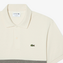 LACOSTE - MADE IN FRANCE CLASSIC FIT STRIPED POLO SHIRT Men’s -BEIGE