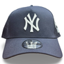 New Era 940 Mesh Trucker SnapBack Script- Navy yankee