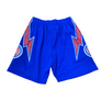 MITCHELL & NESS - NBA ROAD SWINGMAN -SHORTS - PISTON - 78-79 MENS -ROYAL / PISTON