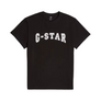 G-Star RAW FELT LOGO TEE Men’s-DK BLACK