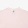 LACOSTE SIGNATURE PRINT COTTON T-SHIRT Men’s -LIGH PINK