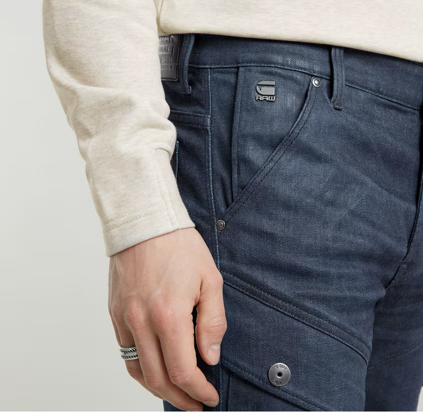 G-Star AIRBLAZE 3D SKINNY Men's -WORN IN POLAR CLOUDS – Moesports
