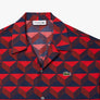 LACOSTE - RELAXED FIT SHORT SLEEVE PATTERNED SHIRTS Men’s -BLUE-BORDEAUX-IKL