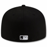 NEW ERA 5950 CHICAGO WHITE SOX ‘ - BLACK WHITE