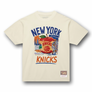 Mitchell & Ness NBA CONCRETE APPLE TEE NEW YORK KNICKS Men’s -CREAM ROYAL BLUE /ORANGE