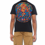 Cult of Individuality SHORT SLEEVE CREW NECK TEE STAINED GLASS 260 GRAMS Men’s -BLACK
