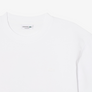 LACOSTE PRINTED COTTON CREW NECK T-SHIRT Men’s -WHITE