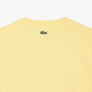 LACOSTE SIGNATURE PRINT COTTON T-SHIRT Men’s -YELLOW-107