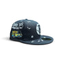 NEW ERA 5950 CUSTOM FITTED- BROOKLYN NETS - SCOOBY DOO - GLOW IN THE DARK /BLACK WHITE