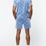 SERGIO TACCHINI COSIMO VELOUR T-SHIRT SHORT SET-Men’s -FADED DENIM