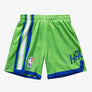 MITCHELL & NESS - NBA SWINGMAN - SHORTS - HAWKS - 70 - MENS -GREEN ROYAL