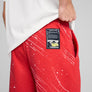 PUMA FERRARI RACE COLOR S SHORTS FLEECE - Men’s-ROSSO CORSA