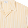 LACOSTE - RELAXED FIT STRIPED CROCODILE SHIRTS Men’s -WHITE /BEIGE /LIGHT BLUE-3IY