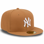 NEW ERA 5950 CUSTOM FITTED-NEW YORK YANKEE/ COLOR BASIC/ WHEAT