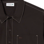 LACOSTE - RELAXED FIT SHORT SLEEVED POPLIN SHIRTS Men’s -BROWN-3LA