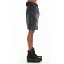 Cult of Individuality GRUNGE CARPENTER SHORTS-BLACK CANVAS