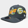 NEW ERA 950 A-FRAME MULTIPLE EMBROIDERED NBA SUPER SONICS SNAPBACK -BLACK