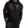 -Star RAW EMBRO PRINT LOOSE HOODIE SW / Men’s -DK BLACK