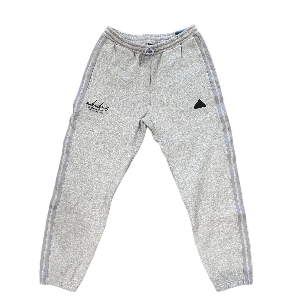 adidas grey fleece tracksuit