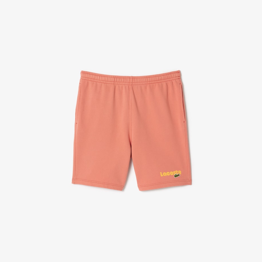 Lacoste WASHED EFFECT PRINTED Short Men's -PINK-ZV9 – Moesports