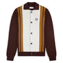 Sergio Tacchini BRUNI KNIT CARDIGAN SWEATER Men’s -BITTER CHOCOLATE