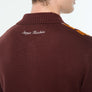 Sergio Tacchini BRUNI KNIT CARDIGAN SWEATER Men’s -BITTER CHOCOLATE