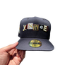 NEW ERA 5950 NEW YORK YANKEE 1999 WORLD SERIES NOTE CUSTOM FITTED-NAVY