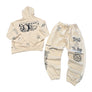 Puma SWISH N INK HOODIE CANVAS SWEATSUIT Men’s-Off white