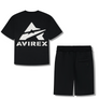AVIREX STACKED LOGO SHORT SET- Men’s -BLACK
