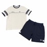 SERGIO TACCHINI ORION DAVIS RINGER TEE SHORT SET-MENS’/WHITE/MARITIME BLUE