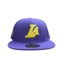 NEW ERA 5950 CUSTOM FITTED-LA LAKERS / PURPLE YELLOW