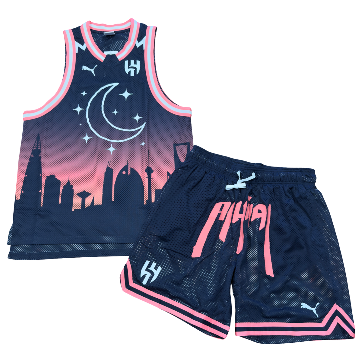 PUMA CWC HOOPS X AL HILAL JERSEY SHORT SET-PUMA NAVY-OAP – Moesports