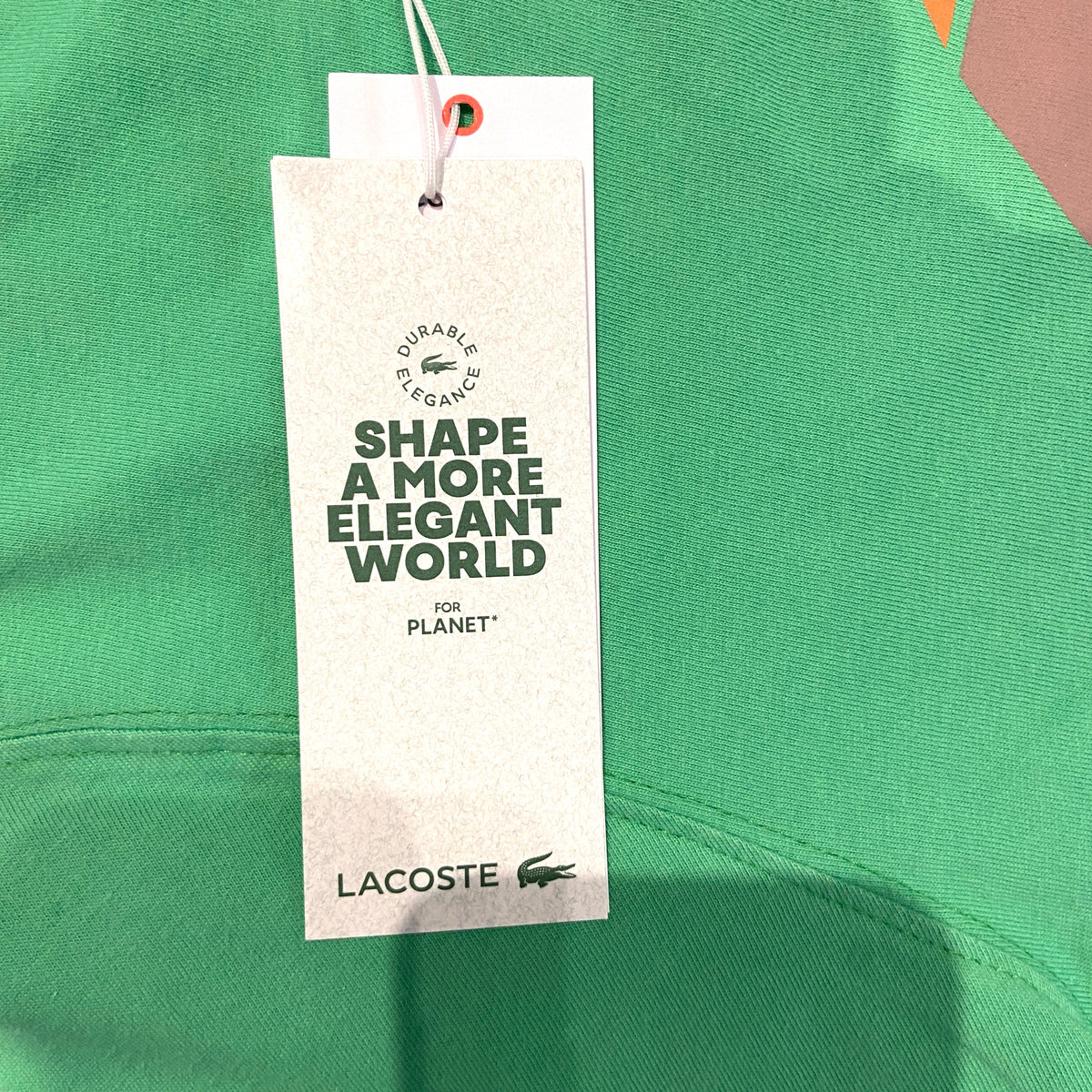 Lacoste t shirt label best sale