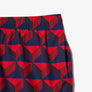 Lacoste PATTERNED SWIMWEAR TRUNKS Short Men’s -BLUE-BORDEAUX-RED