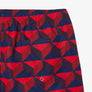 Lacoste PATTERNED SWIMWEAR TRUNKS Short Men’s -BLUE-BORDEAUX-RED