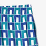 Lacoste PATTERNED SWIMWEAR TRUNKS Short Men’s -WHITE-BLUE-GREEN