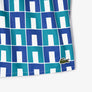 Lacoste PATTERNED SWIMWEAR TRUNKS Short Men’s -WHITE-BLUE-GREEN