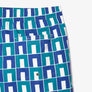 Lacoste PATTERNED SWIMWEAR TRUNKS Short Men’s -WHITE-BLUE-GREEN