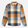 TIMBERLAND SHERPA LINED PLAID FLEECE OVERSHIRT Men’s - DARK WHEAT