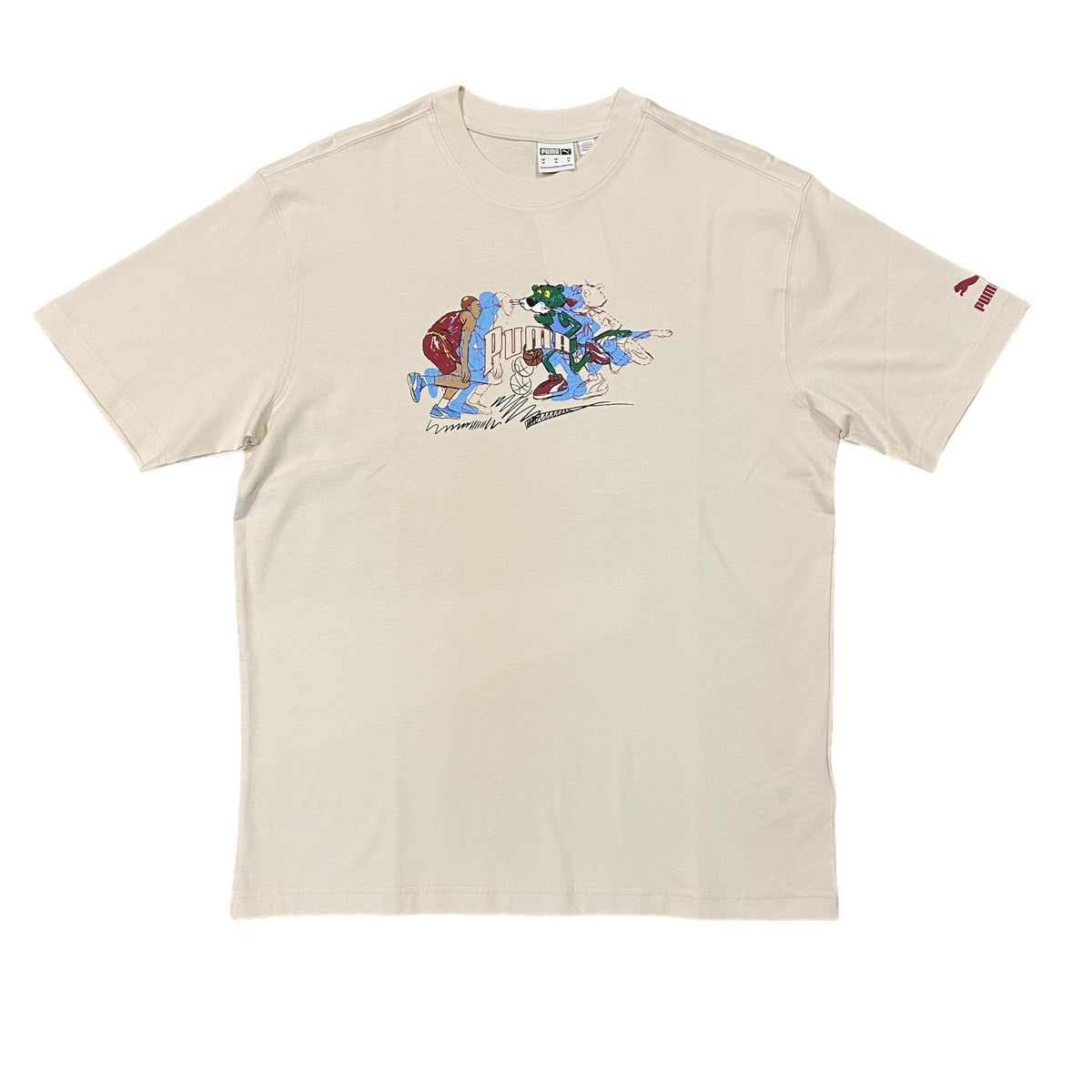 Puma TEAM FOR THE FANBASE TEE Men's -ALPINE SNOW – Moesports