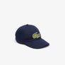 LACOSTE BIG GATOR CAP-NAVY BLUE -166