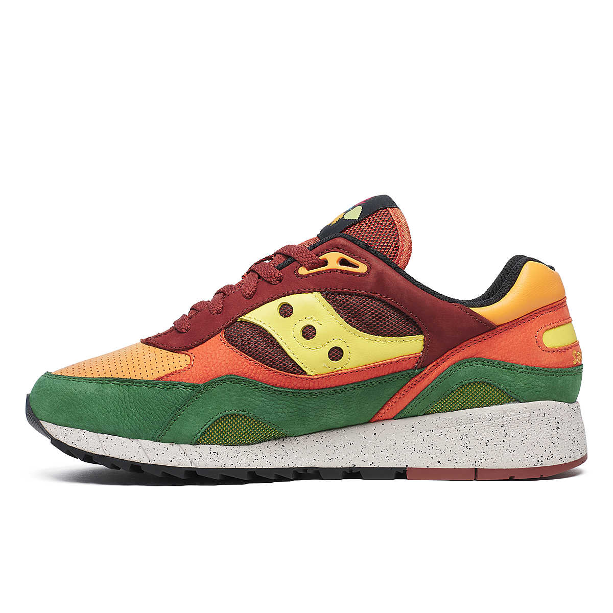 Saucony Lime Green and Orange Athletic Shoes Men\'s Size 11.5 Saucony ProGrid Guide 7 Grey Orange Lime Sneakers Running  main image 2