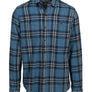 Schott Bros. PLAID FLANNEL SHIRT Men’s -SKY