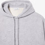 LACOSTE RELAXED FIT PRINTED HOODED FLEECE -Men’s-GREY CHINE -CCA