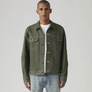 Levis Strauss & Co TRUCKER JACKET HARD DENIM Men’s -GREEN